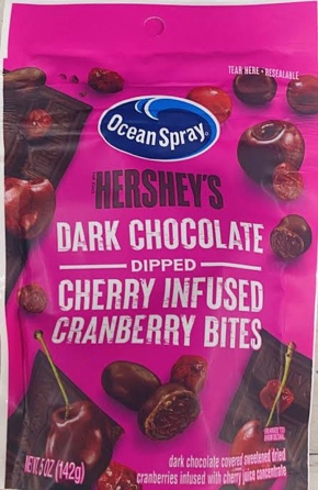 Dark Chocolate Dipped Cherry Infused Cranberry Bites - Ocean Spray - 5 oz