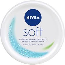 Nivea Soft Moisturizing Care Cream (Face, Body & Hands), 200ml (7.1oz)