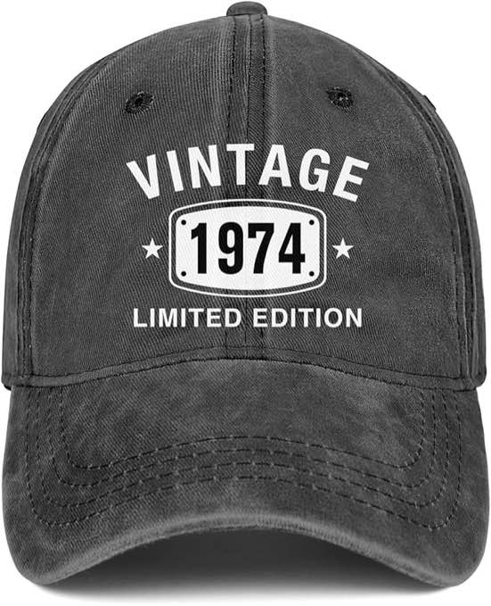 50th Birthday Gifts for Men Women 1973 Hats Vintage 50 Year Old Embroidered Baseball Cap