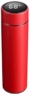 BestJenara Insulated Water Bottle with LED Display Coffee Vacuum Thermos Bottle Keep Drinks Hot or Cold for Travel School Office (Red, 17 fl oz)