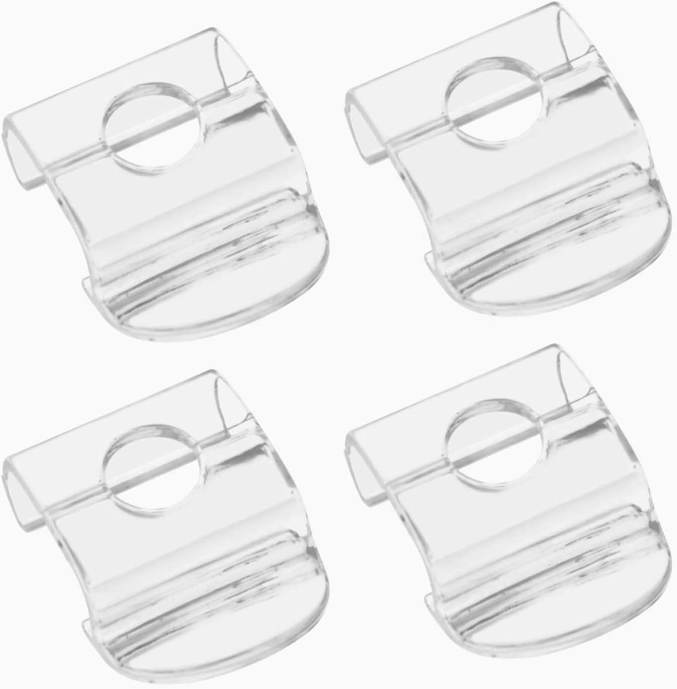 Cordless Pleated Window Shades Handle Clear Plastic Honeycomb Blinds Cellular Blind Roller Shade Lift Handles for Shades Bottom Rail or Rod