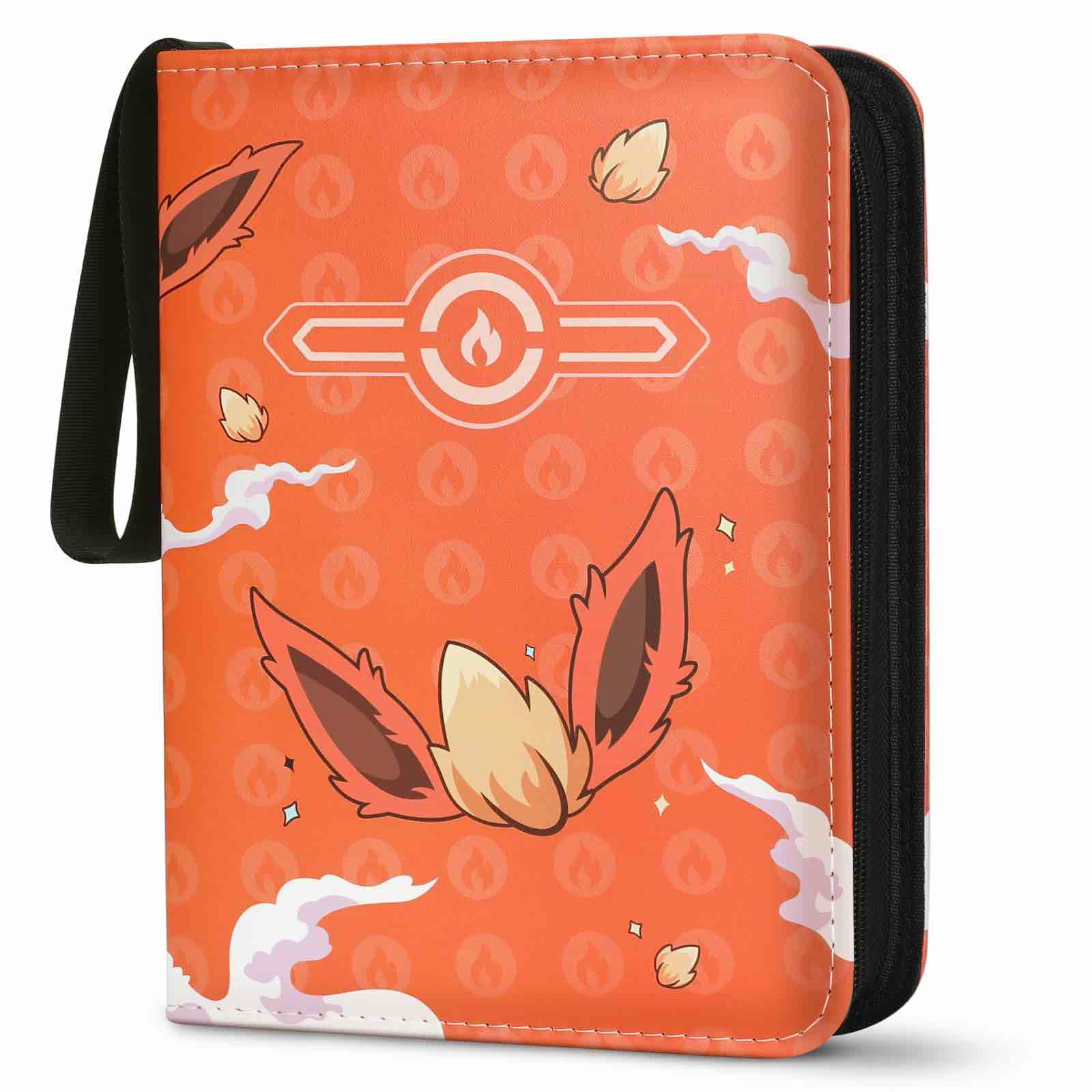 Card Binder for Cards 4-Pocket Trading Card Binder Card Games Collection Binder Card Holder Album Case Fits 440 Cards with 55 Removable Sleeves, Gifts for Kids Children