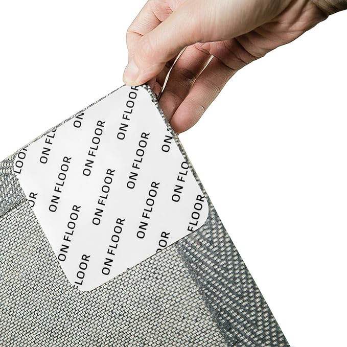 Gripper for Rug for Hardwood Floors, Reusable Under Rug Carpet Tape, Rug Anti Slip Grips for Area Rugs,Non Slip Rug Pads