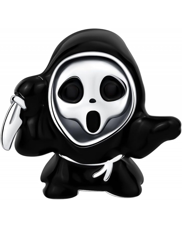 ARVALILS Scary Ghost Charm Fits Women's Charm Bracelet & Necklace Gifts for Women/Girls