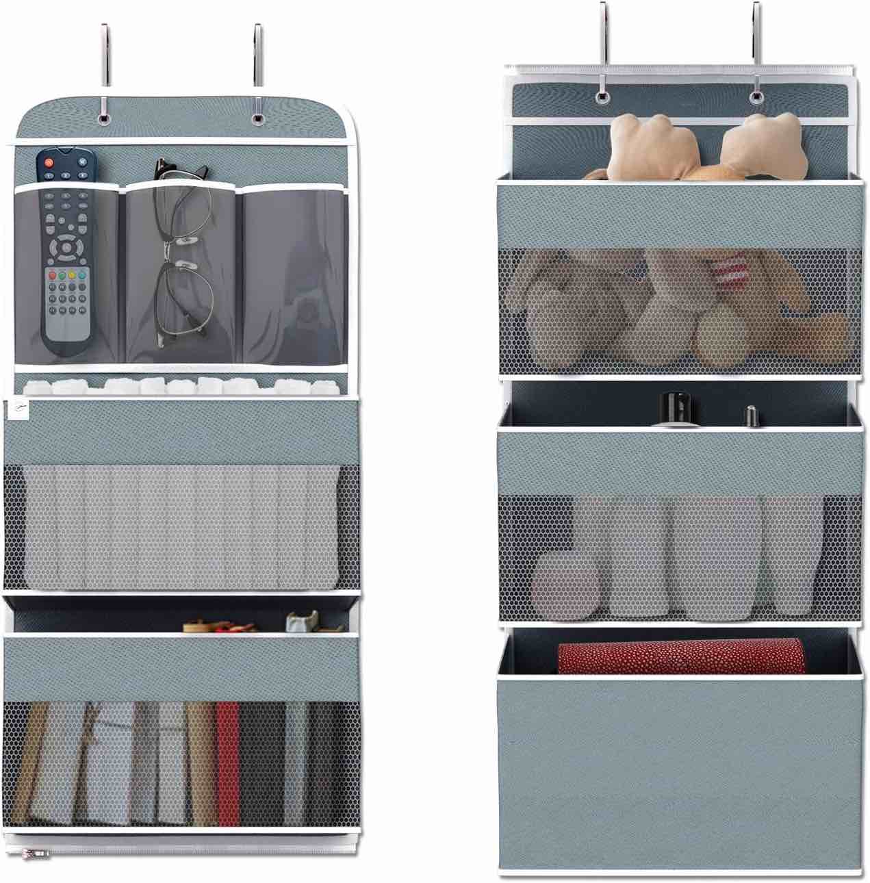 Legacy Door Storage Organizer for Bedroom and Bathroom – Over The Door Storage - 6 Shelves Hanging Overdoor Closet - Door Shoe Organizer