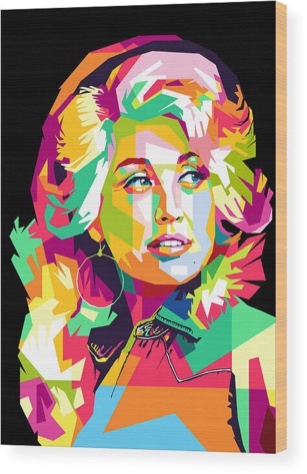 Dolly Rebbeca Parton 17" Vintage Retro Wall Decor