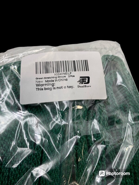 Green Stretching Straps 2 Pcs