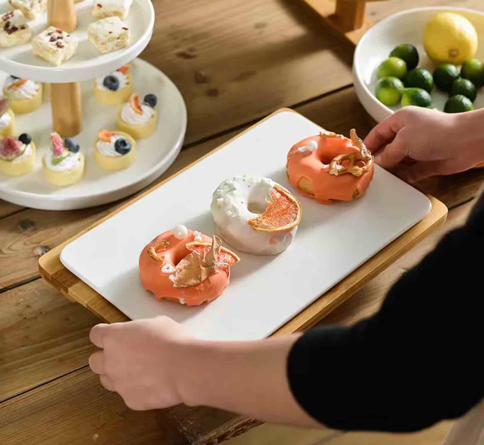 Decorative Serving Tray - Any Food Tray (Style May Vary)
