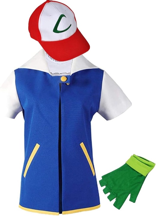 GIZMAC Halloween Cosplay Costume Jacket Gloves Hat set for Adult and Kids