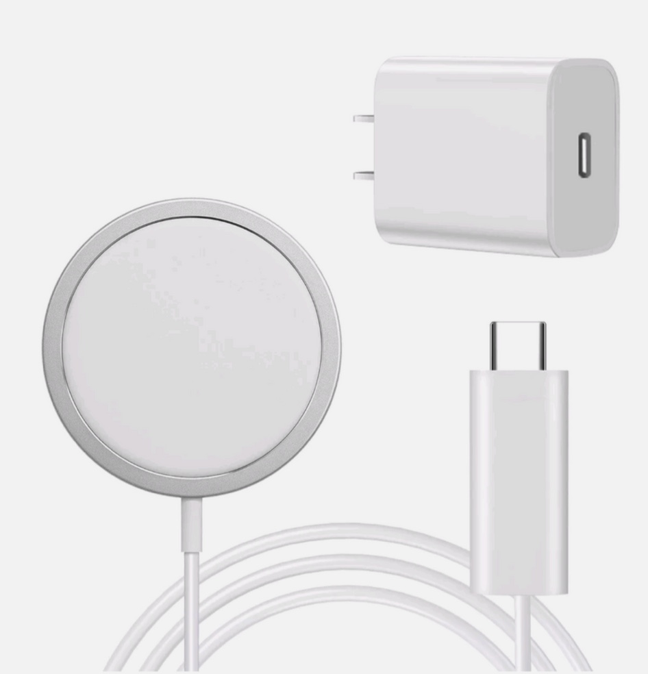 Magnetic Charger Wireless 2 pcs white
