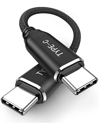 hiwings USB C to USB C Cable 60W, 1ft USB 2.0 Type C to Type C Cable [20V 3A] Hi-Speed USB Type C Fast Charging Cable Compatible with MacBook, MacBook Pro, ChromeBook (Black)