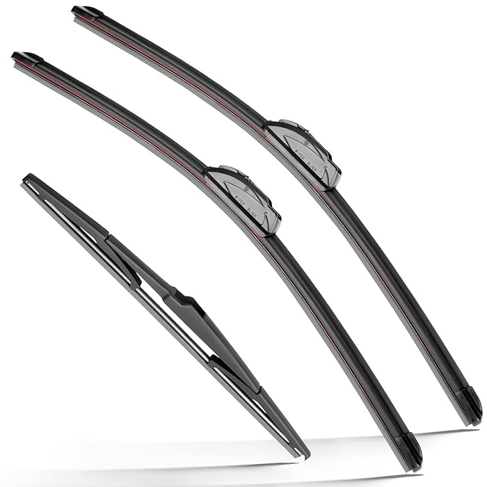 RAINTOK Windshield Wiper Blades Replacement for Hyundai Santa Fe 2013