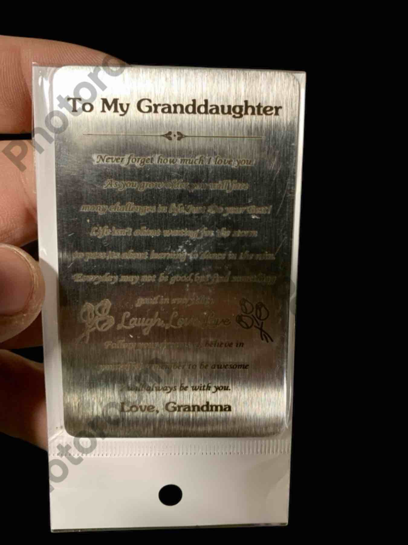 Vesberkl Granddaughter Gifts,Christmas Granddaughter Gifts,Gift Cards for Granddaughter,Graduation Gifts for Granddaughter,Granddaughter Graduation Gifts,My Granddaughter Gifts