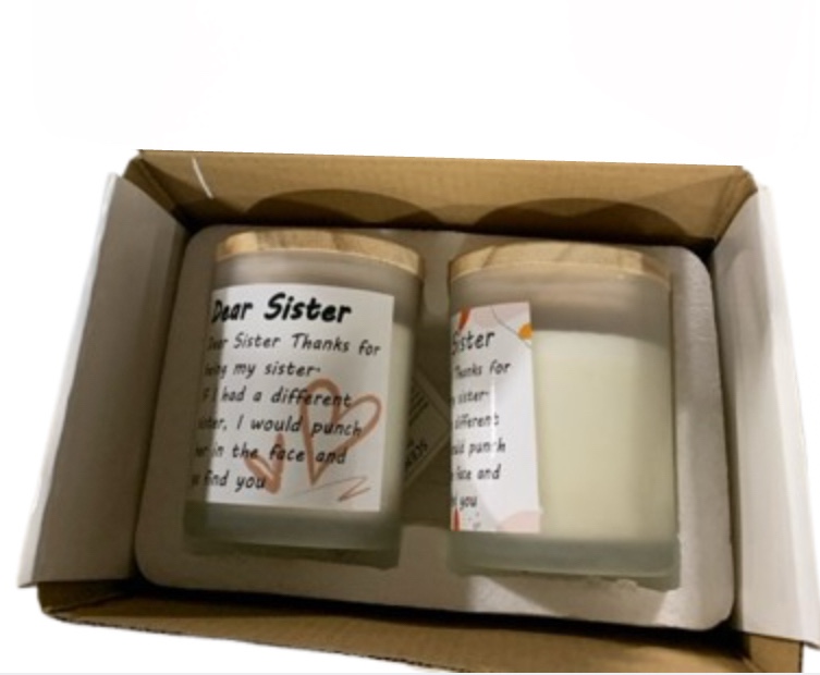Gifts for Women, Gifts for Her, Best Friend Birthday Gifts, Sister Gifts from Sister-Lavender Scented Candles with Beautiful Saying, Sister Birthday Gifts, Graduation Gifts, 7 Oz Candle