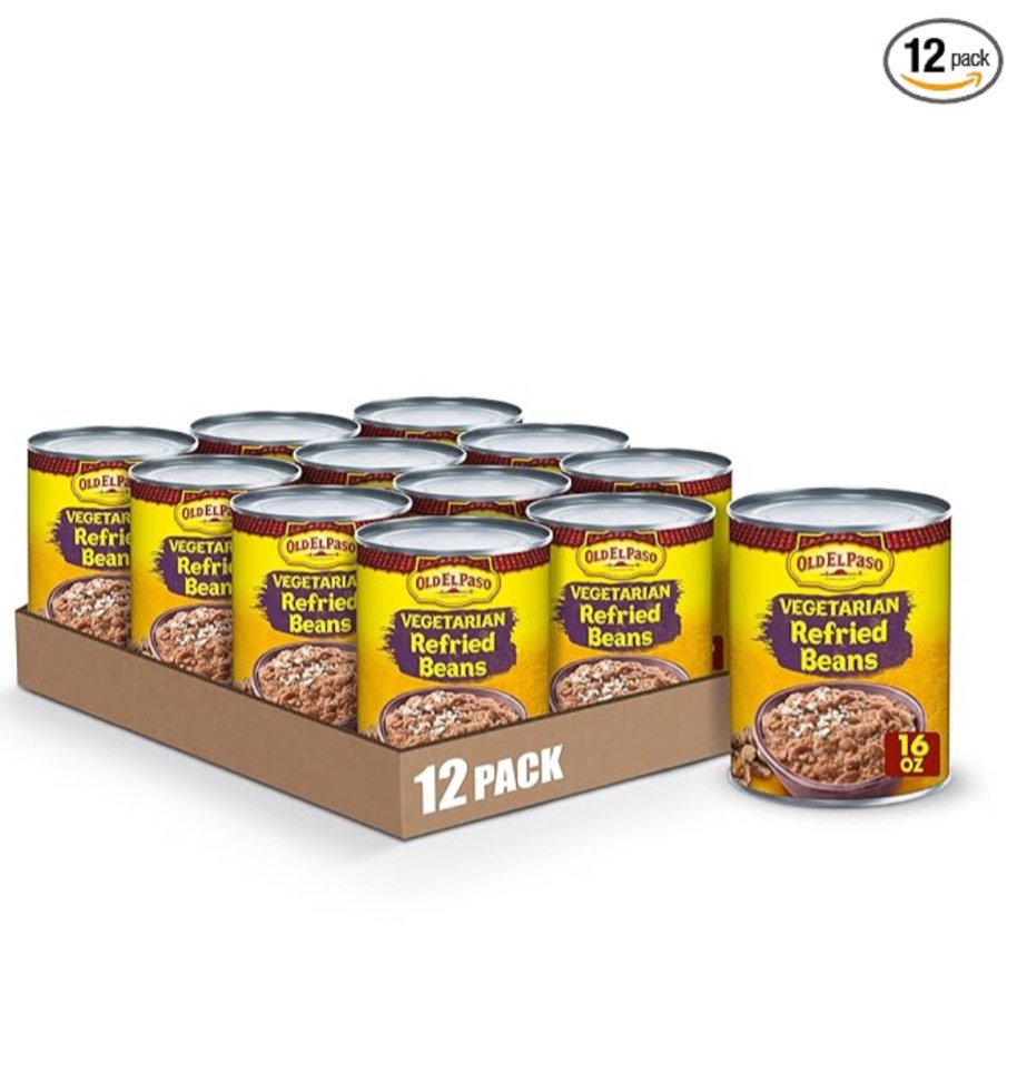 Old El Paso Vegetarian Refried Beans, 16 oz. (Pack of 12)