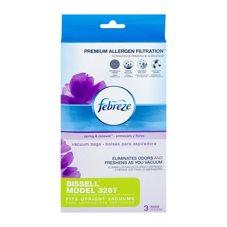 BISSELL 3267 Febreze Velocity Vacuum Bags, 3 Count