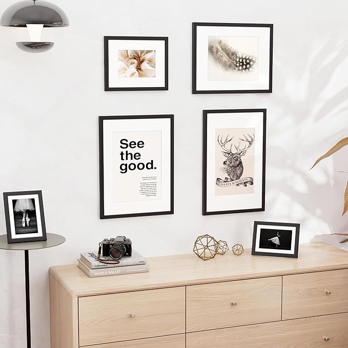 UPSIMPLES Picture Frame (Black)
