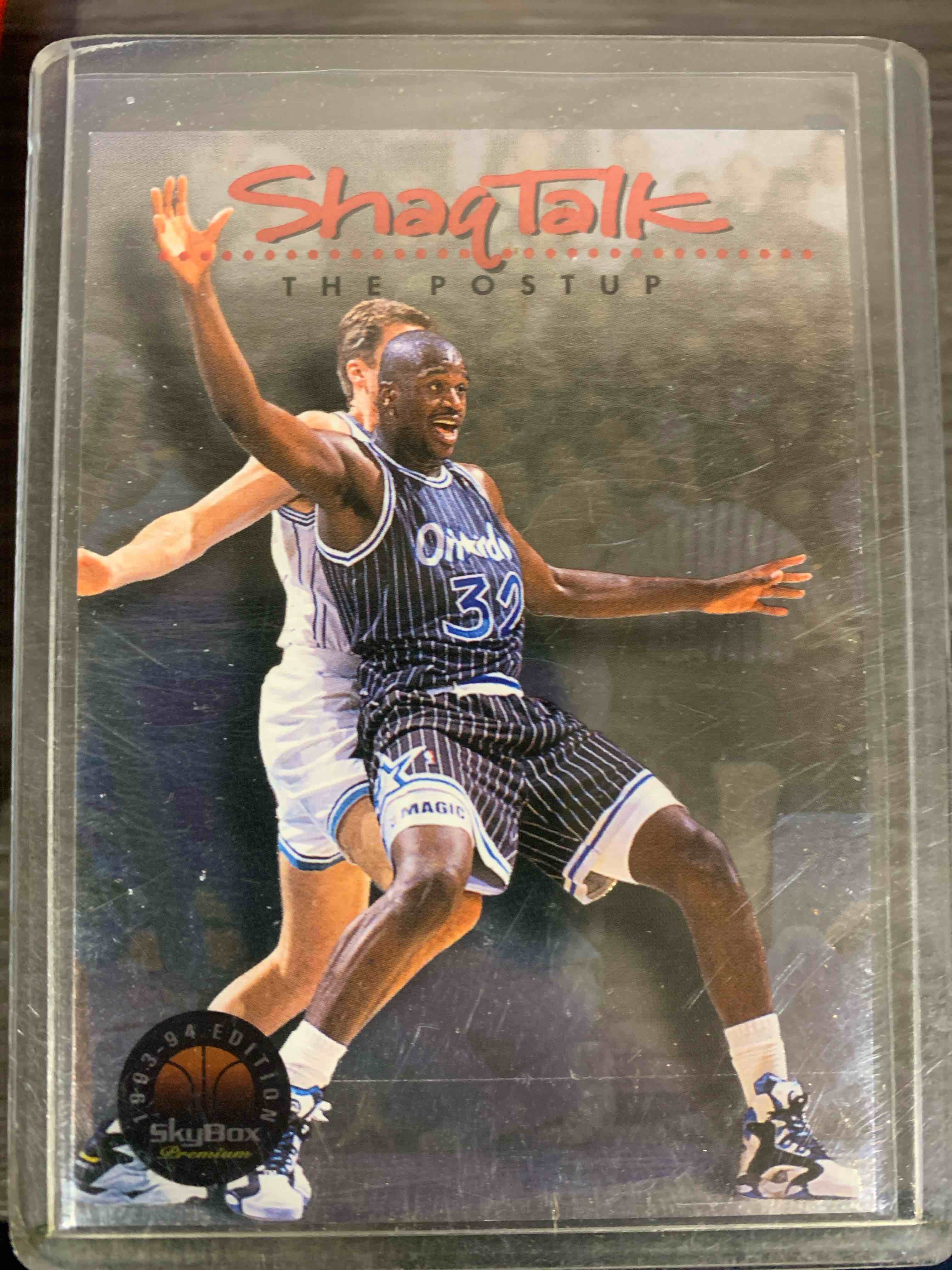 1993-94 Skybox Premium Edition #3 Shaquille O'Neal Shaq Talk The Postup 2