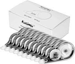 Kasimir Correction Tape 315" x 0.2"(8m x 5mm) 10 Pack White Out Correction Tape Correction Roller - Easy to Use Eco-Friendly Tear-Resistant Tape Suitable for School Office Student