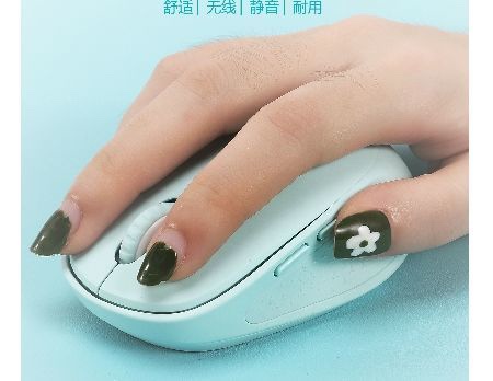 Wireless Mouse - 2.4G USB Wireless Mouse for Laptop Featuring Ergonomic Hand Shape