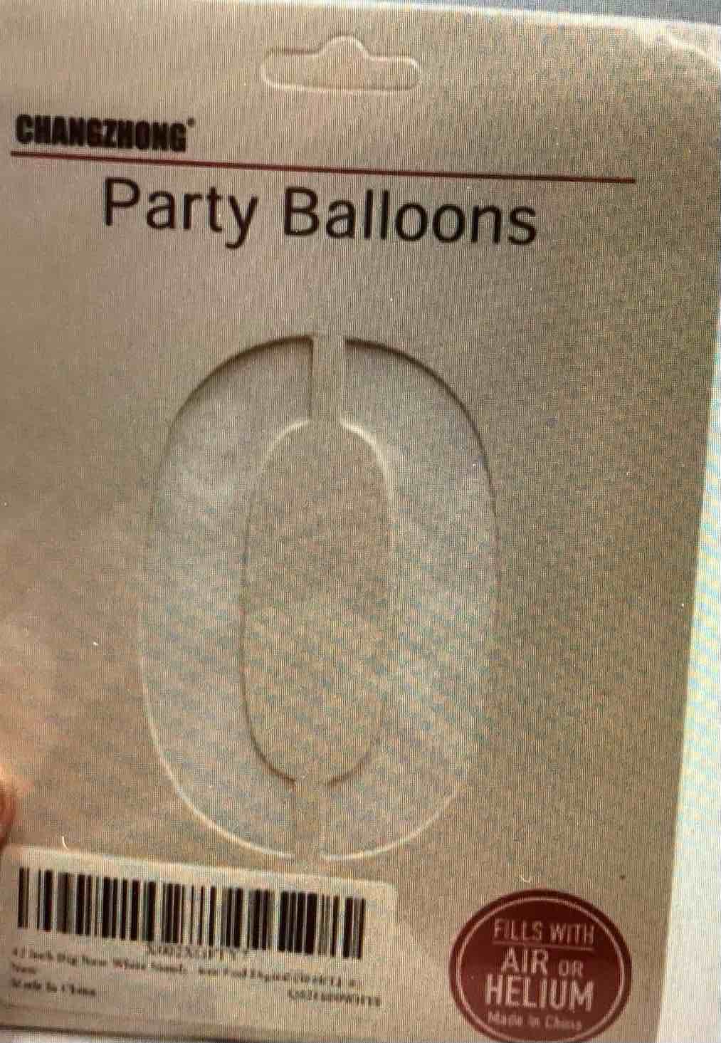 CHANGZHONG Party Balloons 42 inch Big White Number(White 0)