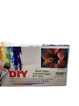 DIY Paint by Numbers for Adults,Hibiscus Flower Paint by Numbers Stamen Paint by Numbers Bright Colors Acrylic Watercolor for Home Bedroom Living Room Decoration 16''x20''Inch (Without Frame)