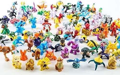 144 pcs Anime Figure Toys, Mini Ultimate Battle Monster Figures Set for Theme Party Favor, Kids Gifts, Classroom Exchange, Player Collection and Birthday Gifts