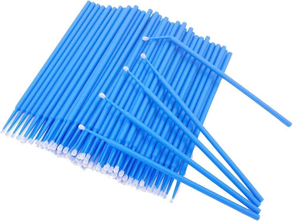 Dental Blue Disposable Micro Applicator Brush Bendable 400 Pcs New Brand