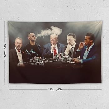 KKNQRZ Wall Tapestry Aesthetic Cool Throw Tapestry For Bedroom Living Room Wall Decor Dorm For Teen Men 40"X60"