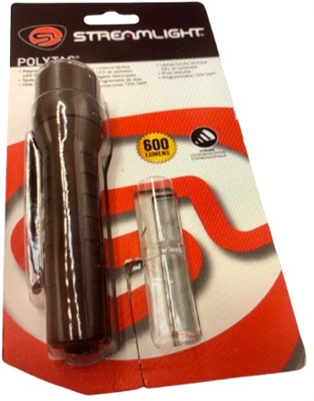 Streamlight 88851 PolyTac LED Flashlight with Lithium Batteries, Coyote