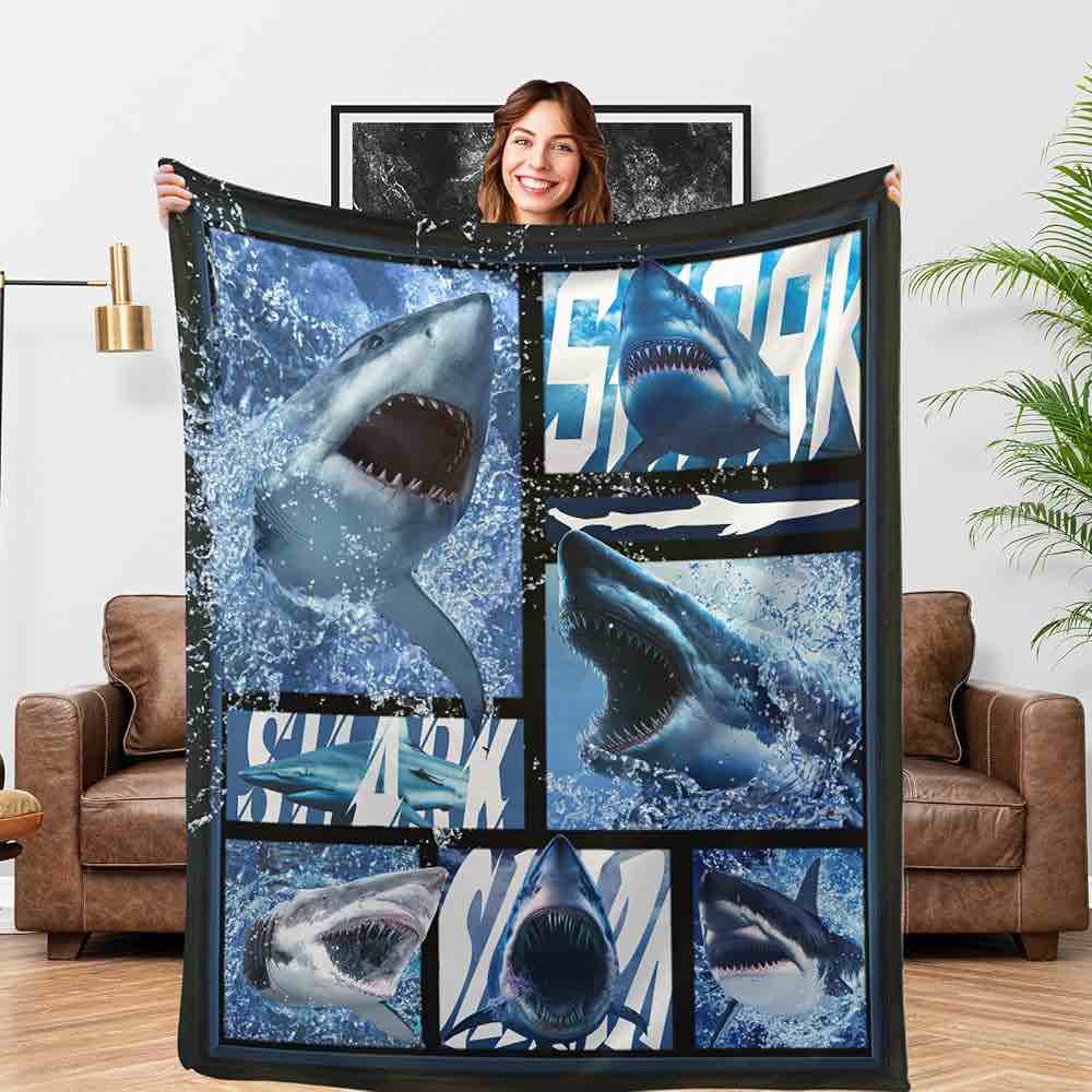OHOIT Shark Blanket 50X60 Inch