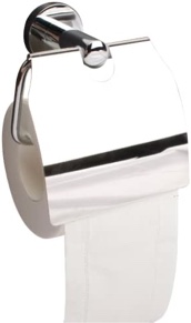 LAUNSATTY Toilet Paper Holder — Stainless Steel Dust Belt Cover