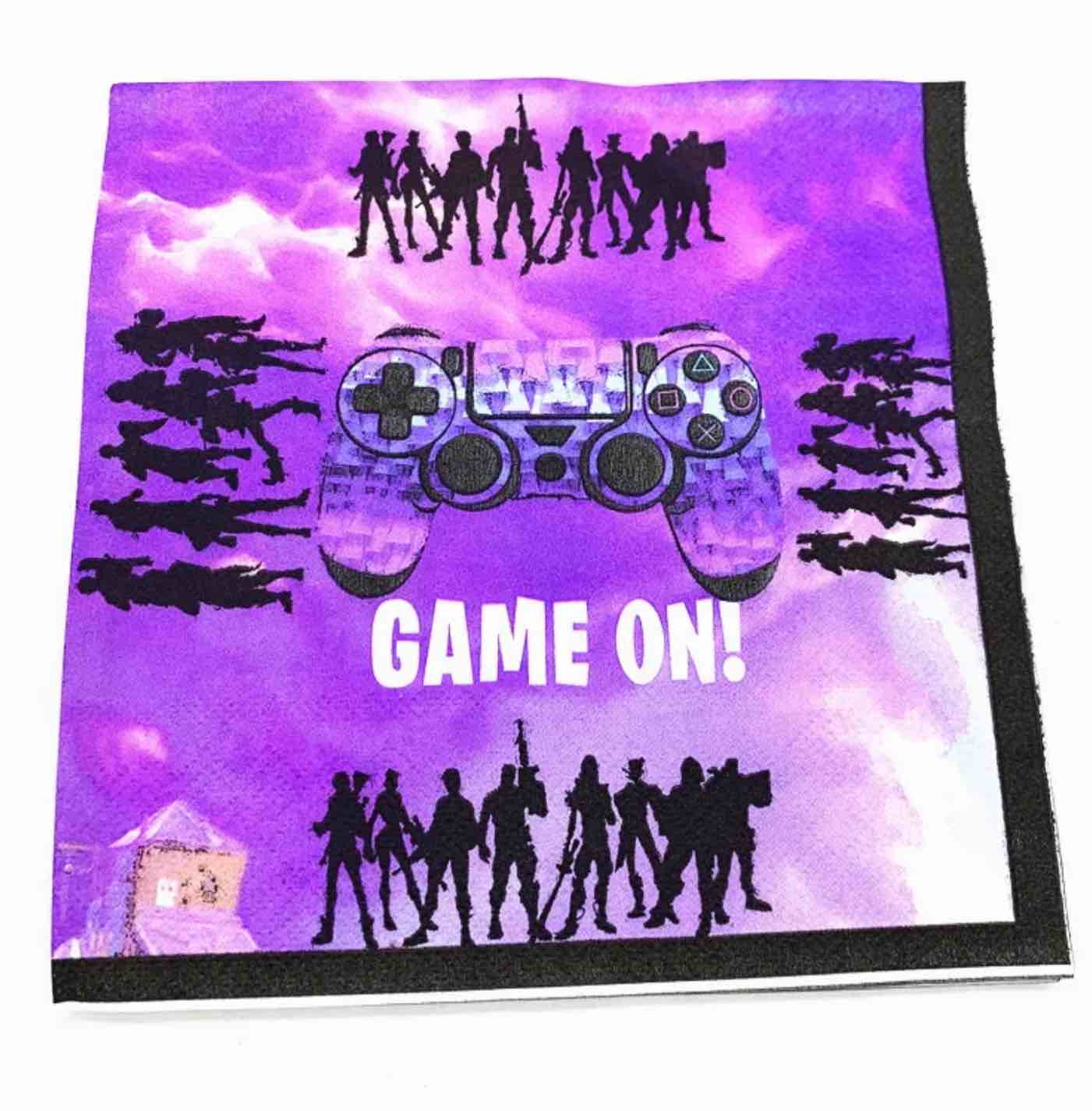 Game Console Theme Kids Favors Decorate Cupcake Toppers Sticks Birthday Party Event Tableware Cake Topper Tablecloth Baby Shower