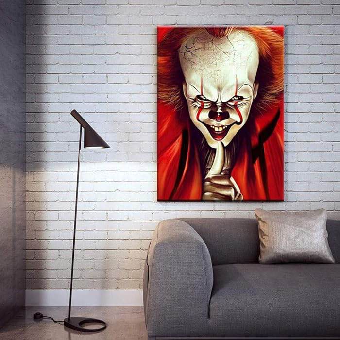 NEILDEN 5D Diamond Painting Kits for Adults — Full Drill Gem Painting Kit — Paint with Diamonds Art Crafts for Home Wall Decor (30x40cm/11.8×15.7Inches, Pennywise)