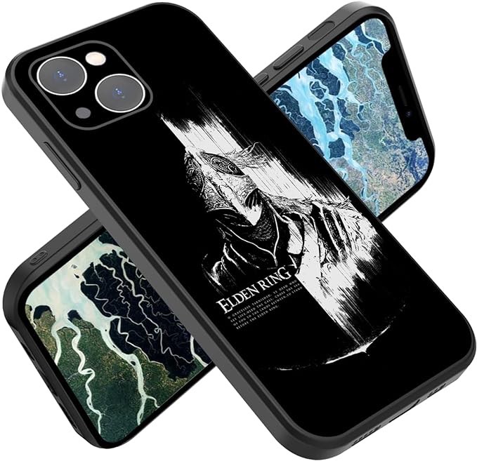 Printed Cool Patterns Phone Case for Men, Compatible with iPhone 13 Phone Case, Shock-Resistant, Anti Fingerprints and Soft Feel