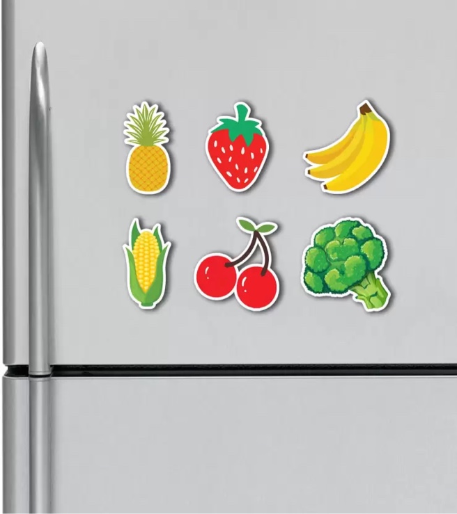 Fruit Vegetable Refrigerator Magnet (Content May Vary)
