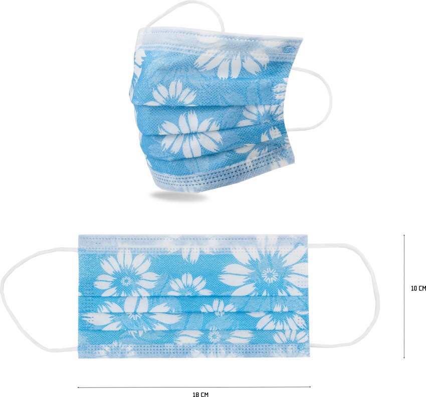 Floral Design Face Mask 
