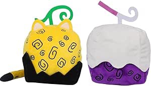 Blox Fruits Plush?Blox Fruits Plushies Toy Pillow 6", Home Kids' Bedroom Decor, Birthday Christmas Stocking Stuffers Choice for Boys Girls (Dough Fruit+Leopard)