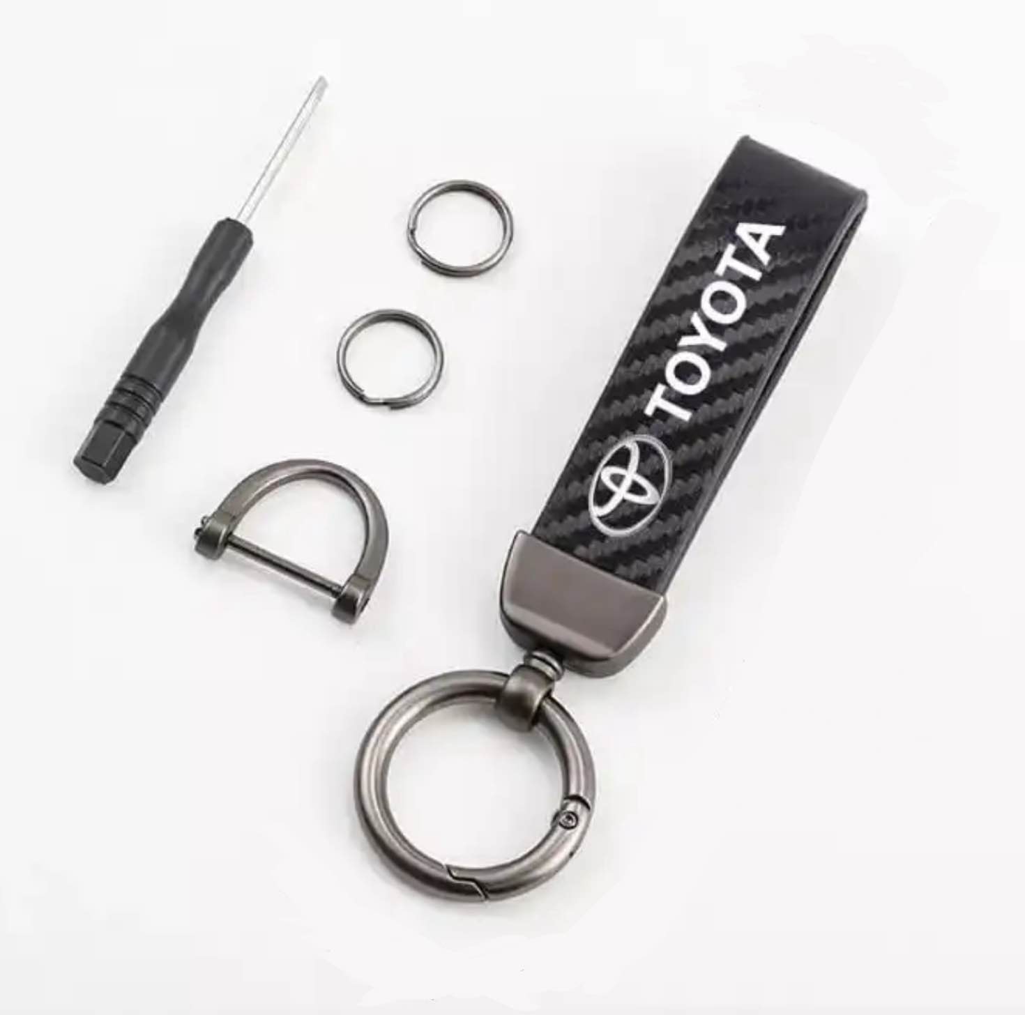 Toyota Keychain with Screwdriver (Black) JDS+DLJQZ-fengtian-black