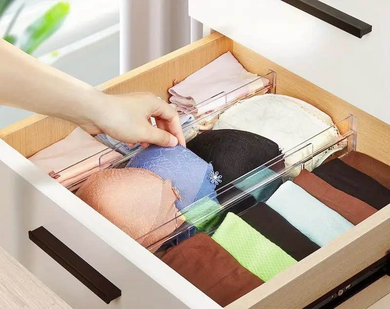 Drawer Dividers Organizers - for Clothing, Kitchen Utensils and Office Storage (SVM0402001)