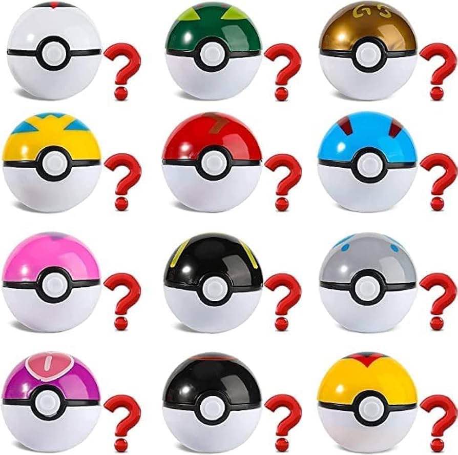 Picksoo 12 Pcs Magic Ball Toy, Easter Eggs Filled Toy Battle Ball Action Figures.