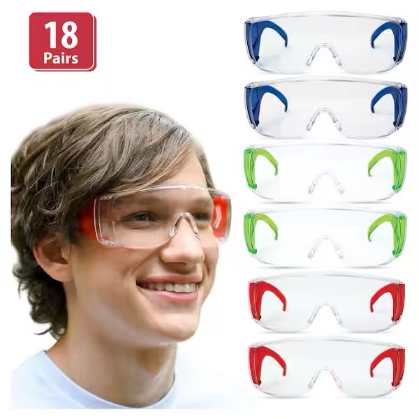 BISON LIFE Full Color Protective Safety Glasses