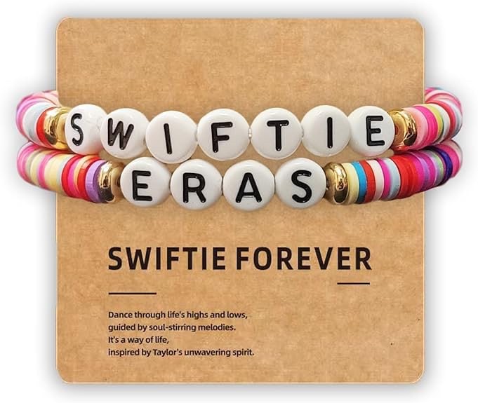 2-Piece Taylor Music-Inspired Bracelet Set for Swifties and Taylor Lover & Eras Tour