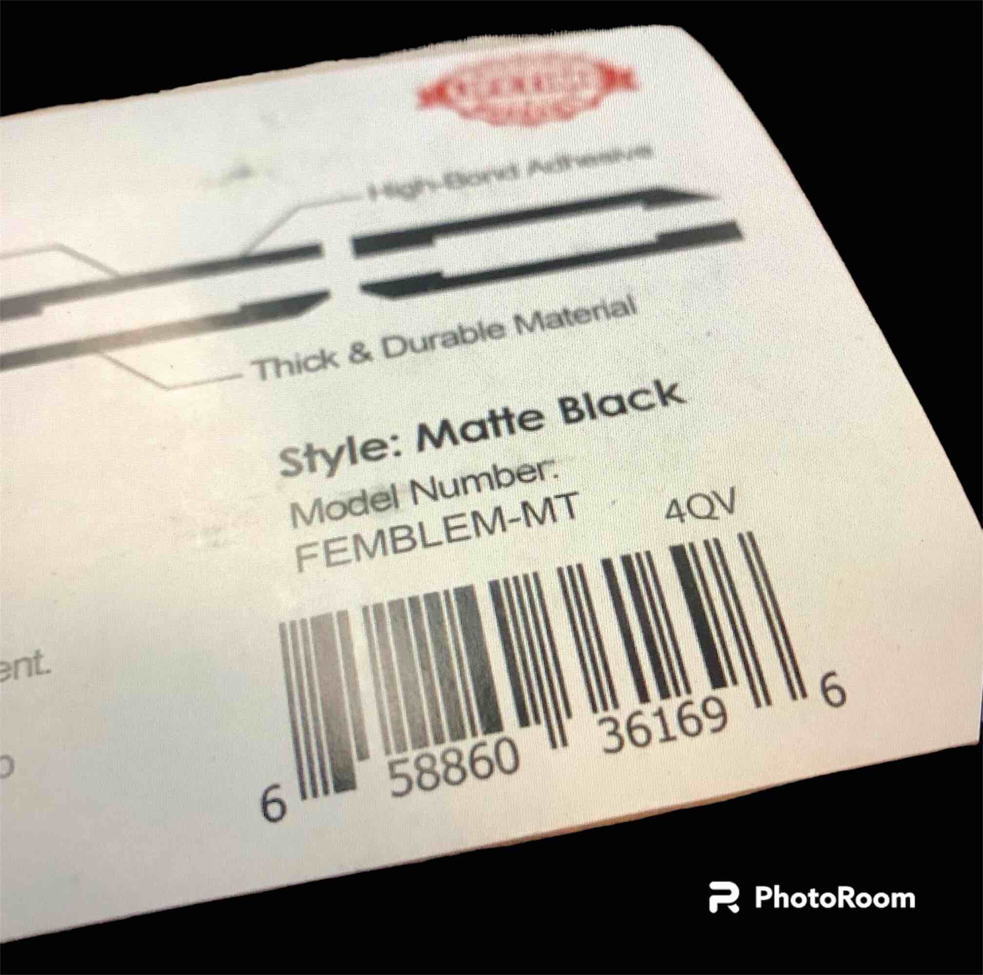 TailgateFX Laser Cut Accurate & Smooth Beveled Edges Style:Matte Black