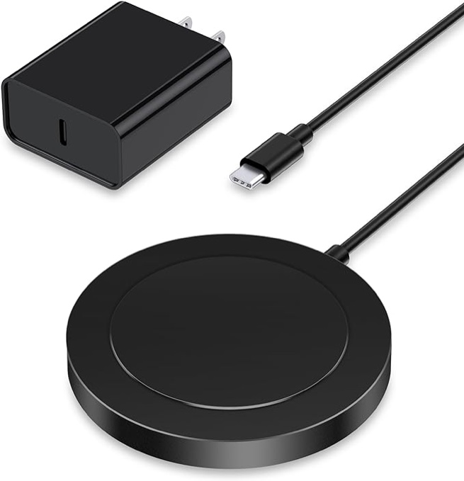 Magnetic Wireless Charger Compatible with MagSafe Charger, iPhone Mag Safe Charger for iPhone 14/14 Pro/14 Plus/14 Pro Max/13/13 Pro/13 Pro Max/13 Mini/12, Wireless Charging Pad for AirPods 3/2/Pro