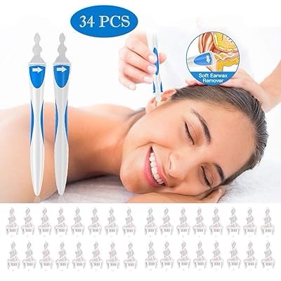 Q Grips Earwax Remover, Soft and Flexible earwax remover tool