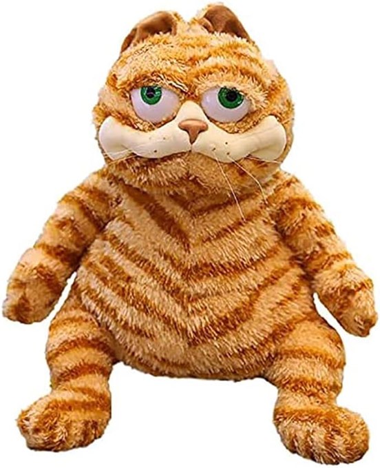 Wgxzyq 11.8Inch Fat Orange Cat Plush, Fat Kitten Stuffed Animals Plush Toy, Kids Children Xmas Birthday Gifts