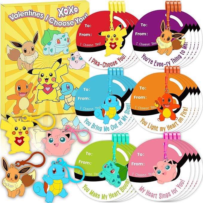 Hiappt Valentines Cards For Kids Classroom-C