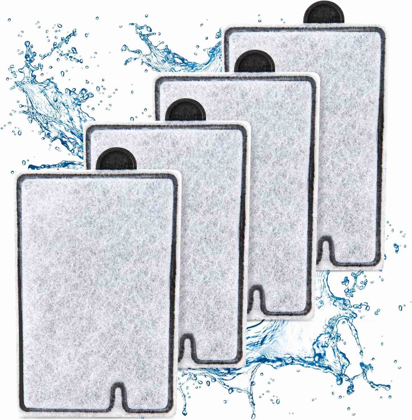 MantaMaze 4 Pack Extra Small Filter Cartridges for Aqueon QuietFlow E Internal Power Filter Size 3 - Extra Small Replacement Filter Cartridges for Aqueon (XS-4 Pack)