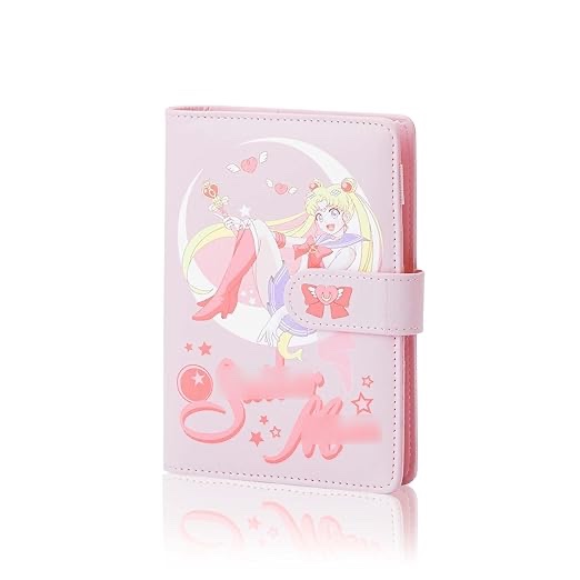 G-Ahora Sailormoon Anime Moveable Pages Notebook Journal — Notebook Composition, Moon Girl, Thick, Hardcover Notebook - Anime Fans Gifts, Birthday Gifts for Women, Family, Friends (SZB-Sailor)